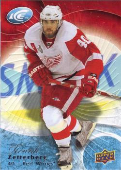 #57 Henrik Zetterberg - Detroit Red Wings - 2009-10 Upper Deck Ice Hockey