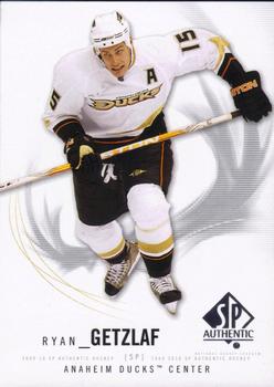#13 Ryan Getzlaf - Anaheim Ducks - 2009-10 SP Authentic Hockey