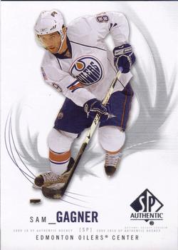 #31 Sam Gagner - Edmonton Oilers - 2009-10 SP Authentic Hockey