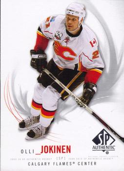 #38 Olli Jokinen - Calgary Flames - 2009-10 SP Authentic Hockey