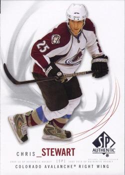 #41 Chris Stewart - Colorado Avalanche - 2009-10 SP Authentic Hockey