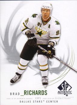#42 Brad Richards - Dallas Stars - 2009-10 SP Authentic Hockey