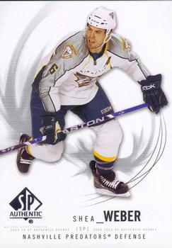 #48 Shea Weber - Nashville Predators - 2009-10 SP Authentic Hockey