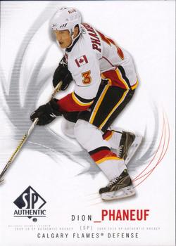 #68 Dion Phaneuf - Calgary Flames - 2009-10 SP Authentic Hockey