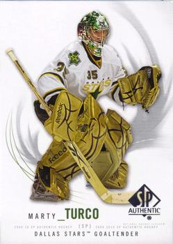 #85 Marty Turco - Dallas Stars - 2009-10 SP Authentic Hockey