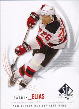 #89 Patrik Elias - New Jersey Devils - 2009-10 SP Authentic Hockey