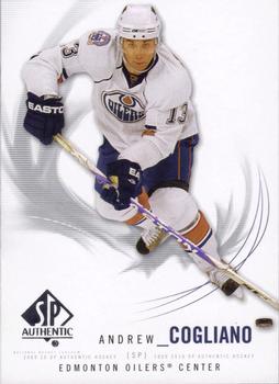 #92 Andrew Cogliano - Edmonton Oilers - 2009-10 SP Authentic Hockey
