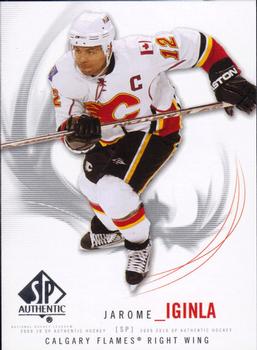 #96 Jarome Iginla - Calgary Flames - 2009-10 SP Authentic Hockey