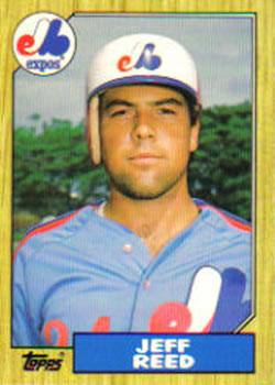 #100T Jeff Reed - Montreal Expos - 1987 Topps Traded Baseball