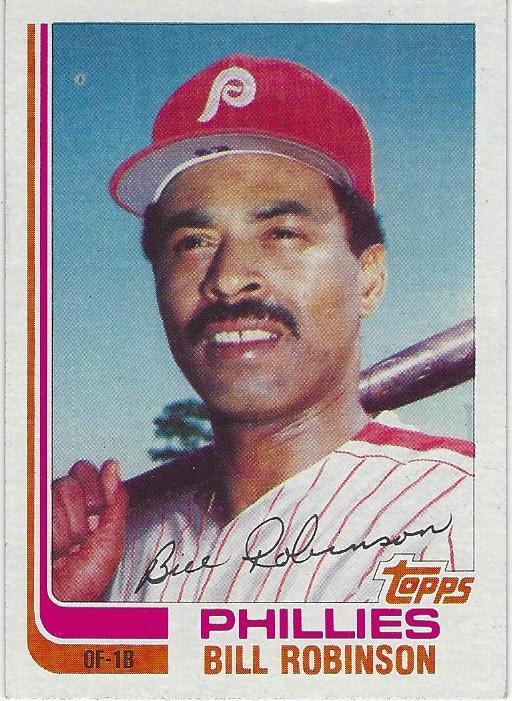 #100T Bill Robinson - Philadelphia Phillies - 1982 Topps Traded Baseball