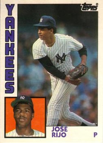 #100T Jose Rijo - New York Yankees - 1984 Topps Traded Baseball