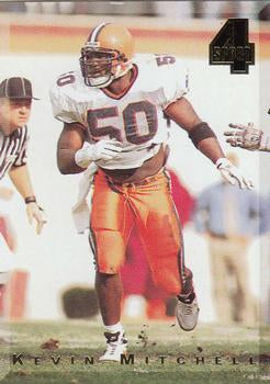 #100 Kevin Mitchell - Syracuse Orangemen / San Francisco 49ers - 1994 Classic Four Sport