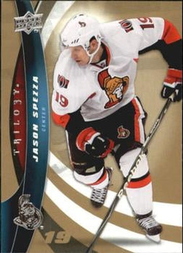 #100 Jason Spezza - Ottawa Senators - 2009-10 Upper Deck Trilogy Hockey