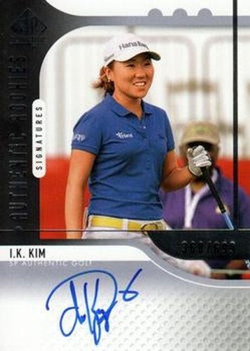 #100 I.K. Kim - 2012 SP Authentic Golf