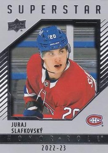 #HR100 Juraj Slafkovsky - Montreal Canadiens - 2022-23 Upper Deck - Honor Roll Hockey