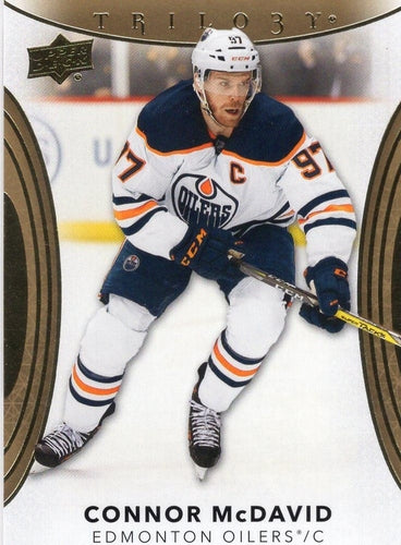 #100 Connor McDavid - Edmonton Oilers - 2022-23 Upper Deck Trilogy Hockey