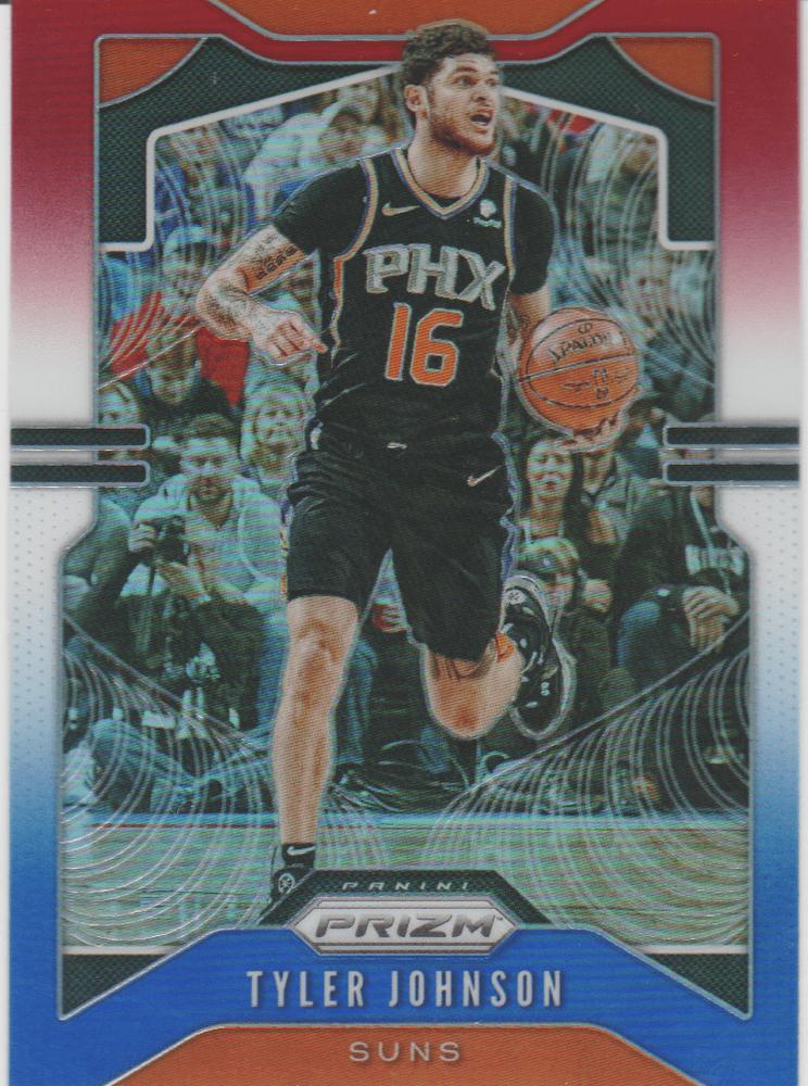 #100 Tyler Johnson - Phoenix Suns - 2019-20 Panini Prizm - Prizms Red White and Blue Basketball