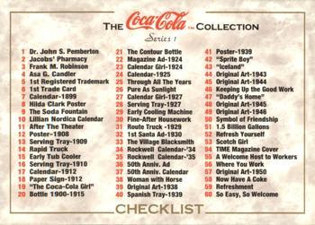 #100 Checklist - 1993 Collect-A-Card Coca-Cola Collection Series 1