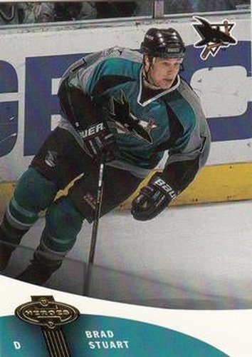 #100 Brad Stuart - San Jose Sharks - 2000-01 Upper Deck Heroes Hockey