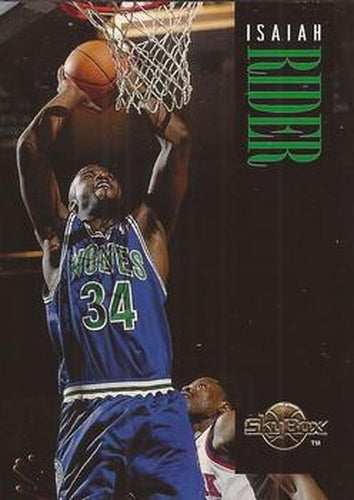#100 Isaiah Rider - Minnesota Timberwolves - 1994-95 SkyBox Premium Basketball