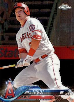 #100 Mike Trout - Los Angeles Angels - 2018 Topps Chrome Baseball