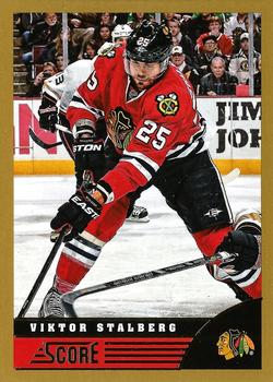 #100 Viktor Stalberg - Chicago Blackhawks - 2013-14 Score - Gold Hockey