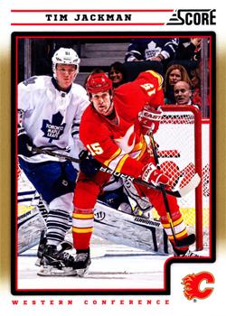 #100 Tim Jackman - Calgary Flames - 2012-13 Score - Gold Rush Hockey