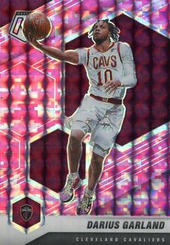 #100 Darius Garland - Cleveland Cavaliers - 2020-21 Panini Mosaic - Mosaic Camo Pink Basketball