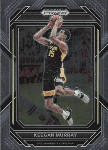#100 Keegan Murray - Iowa Hawkeyes - 2023 Panini Prizm Draft Picks Basketball