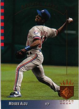 #100 Moises Alou - Montreal Expos - 1993 SP Baseball