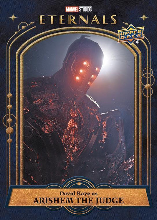 #100 David Kaye as Arishem the Judge - 2023 Upper Deck Marvel Eternals