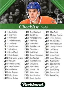 #100 Connor McDavid - Edmonton Oilers - 2017-18 Parkhurst Hockey