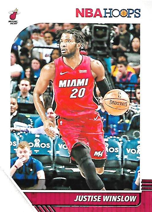 #100 Justise Winslow - Miami Heat - 2019-20 Hoops Basketball