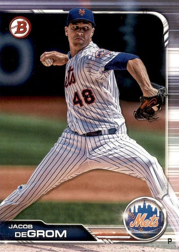 #100 Jacob deGrom - New York Mets - 2019 Bowman Baseball