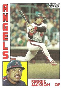 #100 Reggie Jackson - California Angels - 1984 Topps Baseball