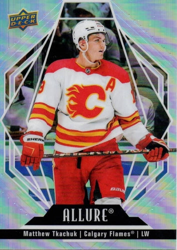 #100 Matthew Tkachuk - Calgary Flames - 2022-23 Upper Deck Allure Hockey