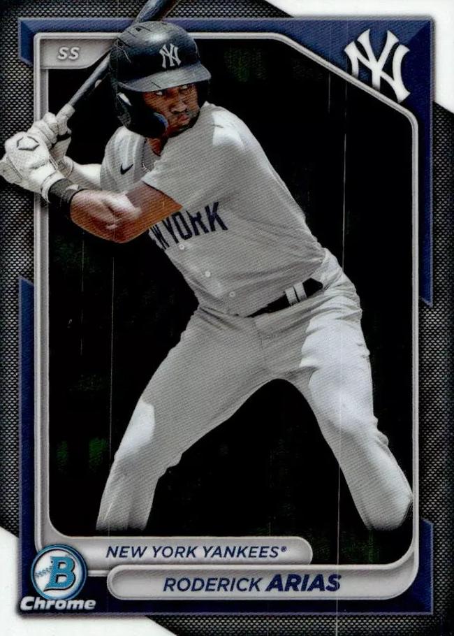 #BCP-100 Roderick Arias - New York Yankees - 2024 Bowman - Chrome Prospects Baseball