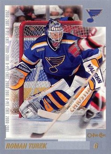 #100 Roman Turek - St. Louis Blues - 2000-01 O-Pee-Chee Hockey