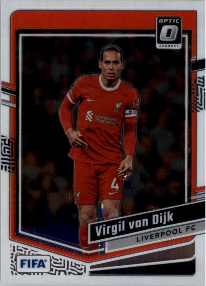 #100 Virgil van Dijk - Liverpool - 2023-24 Donruss - Optic Soccer