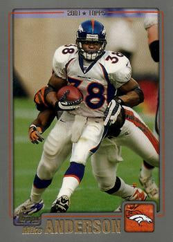 #100 Mike Anderson - Denver Broncos - 2001 Topps Football