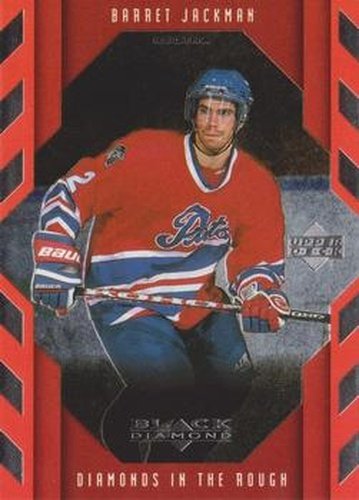 #100 Barret Jackman - Regina Pats - 1999-00 Upper Deck Black Diamond Hockey