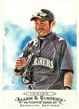 #100 Ichiro Suzuki - Seattle Mariners - 2009 Topps Allen & Ginter Baseball