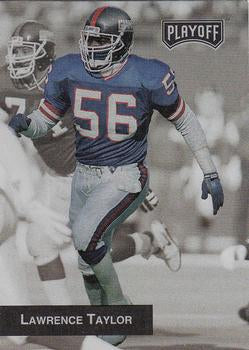 #100 Lawrence Taylor - New York Giants - 1993 Playoff Football