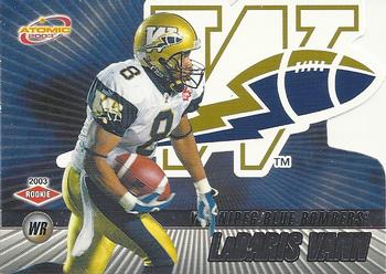 #100 LaDaris Vann - Winnipeg Blue Bombers - 2003 Pacific Atomic CFL Football