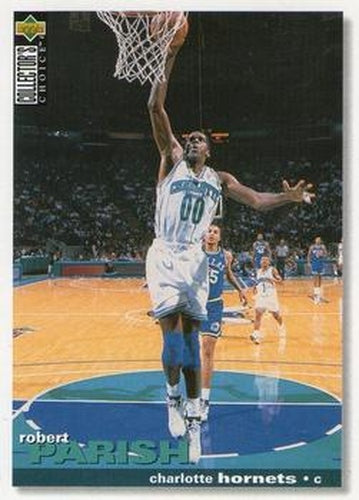 #100 Robert Parish - Charlotte Hornets - 1995-96 Collector's Choice Basketball