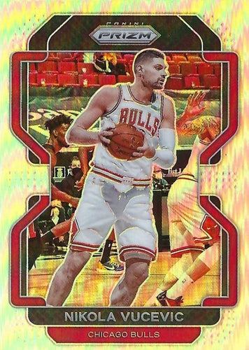 #100 Nikola Vucevic - Chicago Bulls - 2021-22 Panini Prizm - Silver Basketball