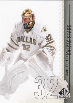 #100 Kari Lehtonen - Dallas Stars - 2010-11 SP Authentic Hockey