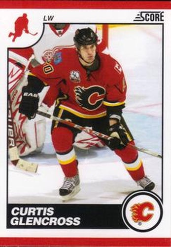 #100 Curtis Glencross - Calgary Flames - 2010-11 Score Hockey