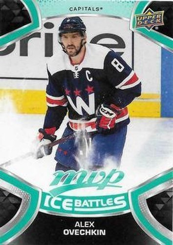 #100 Alex Ovechkin - Washington Capitals - 2021-22 Upper Deck MVP - Ice Battles Hockey