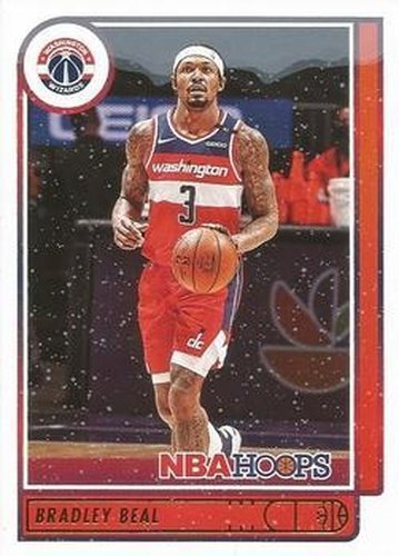 #100 Bradley Beal - Washington Wizards - 2021-22 Hoops Winter Basketball